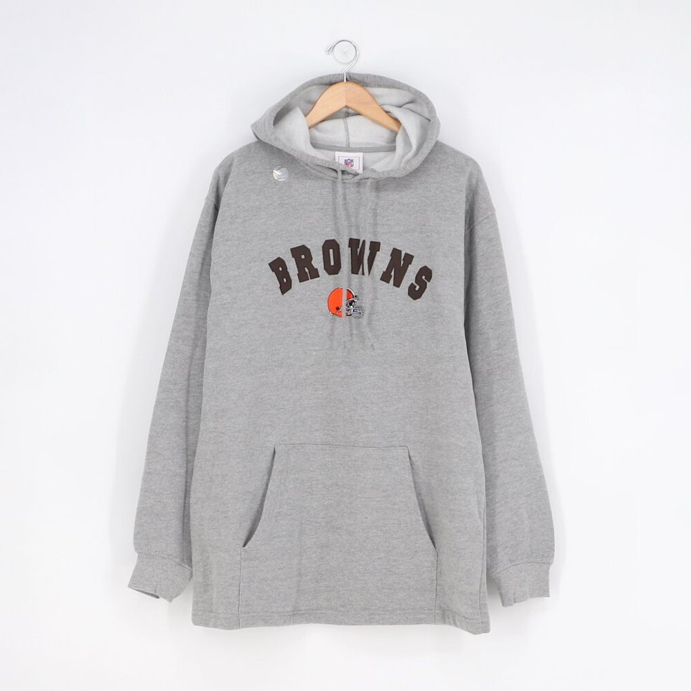NFL CLEVELAND BROWNS NFL Gray Hoodie Men's L